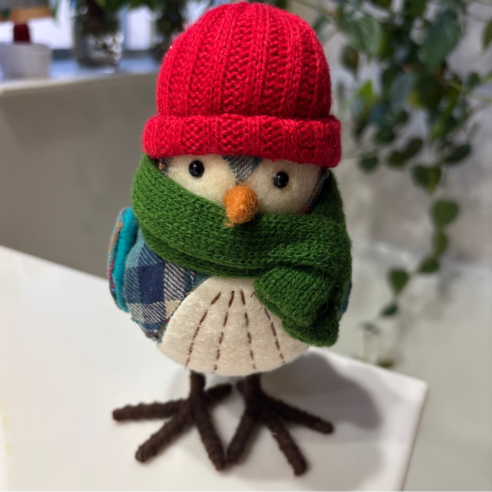 Target Spritz Plaid Bird TRAPPER Hat Scarf Holiday Fall Collectible 2016